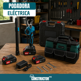 Podadora Eléctrica Inalámbrica con Brazo Extensor BiVolt 600W y 2 Baterías + REGALO: Bolsa Multiuso - ¡Llevá 2 y Pagá 1!